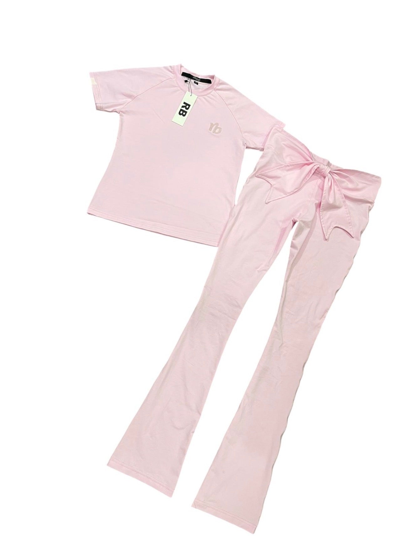 Pink Bow Lounge Set